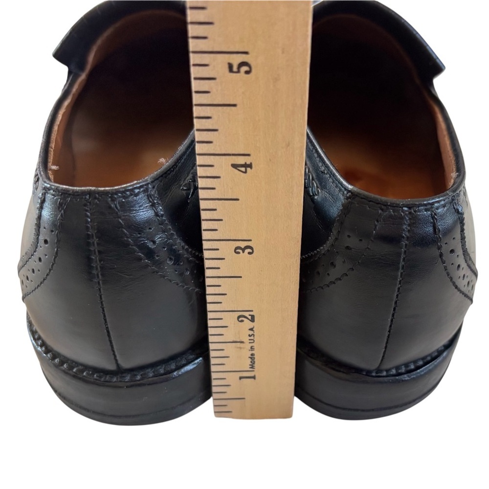 Allen Edmonds Bradenton Black Leather Tassel Loafers Men’s 10 C - Picture 4 of 12